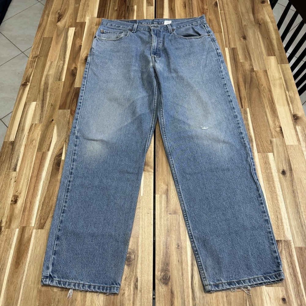 Vintage Levis 550 Jeans Mens 32x30 Blue Relaxed Fit Fading Loose Casual Y2K
